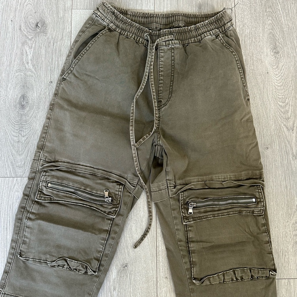 Women's Olive Cargo Pants
